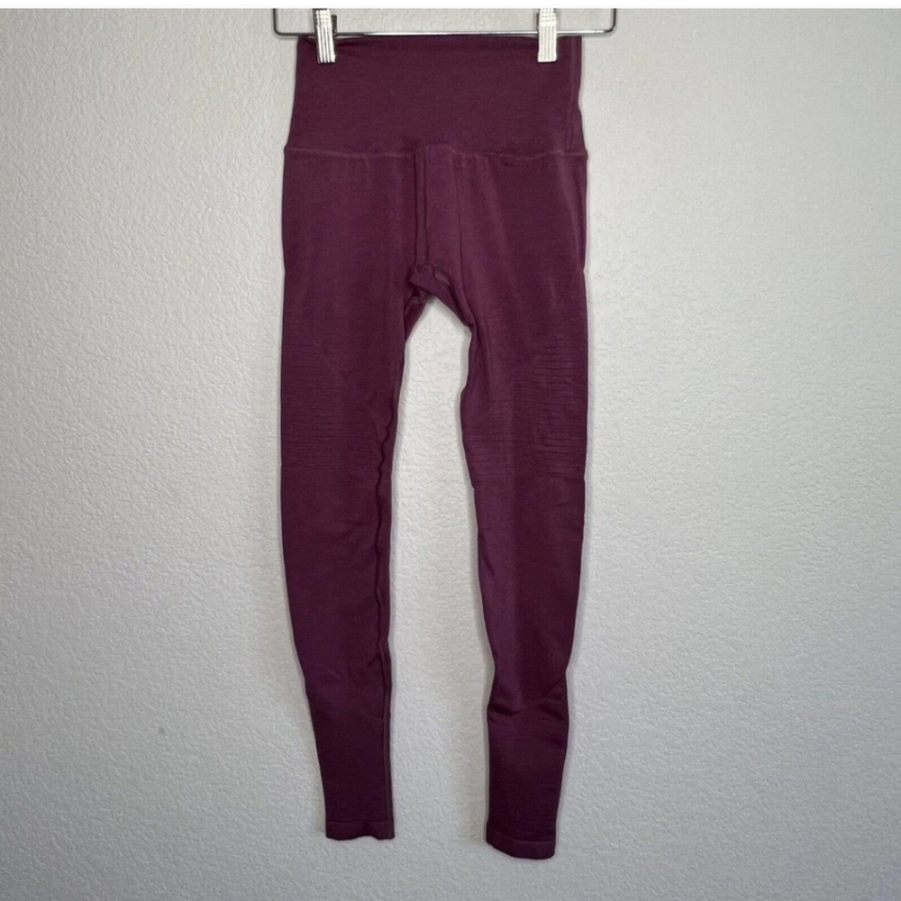 Alphalete Dark Rose Pink Halo Leggings CrossFit Athleisure Yoga Run Small ad11